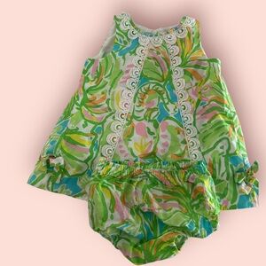 Lilly Pulitzer Elephant Ears Dress and Bloomers
